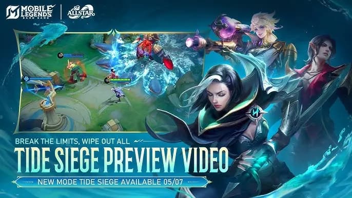 Mode Baru MLBB Tide Siege Rilis 7 Mei! Tantangan Defense Seru dengan Power-Up Gila