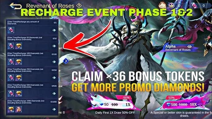 Event Revenant of Roses Fase 2 MLBB April 2025: Jadwal & Tips Hemat Diamond di Topupkuy!