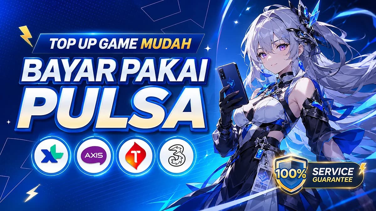 Top Up Pakai Pulsa 2026: Cara Beli Diamond Anti Ribet