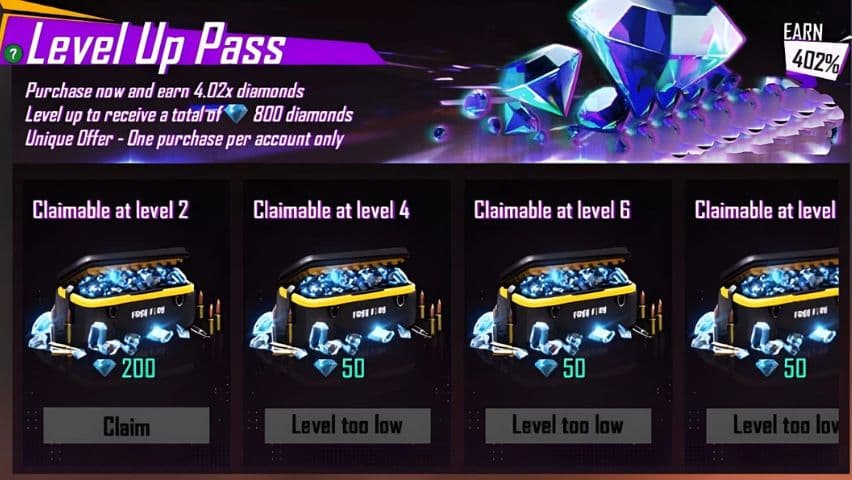 Level Up Pass FF Termurah 2026 Legal