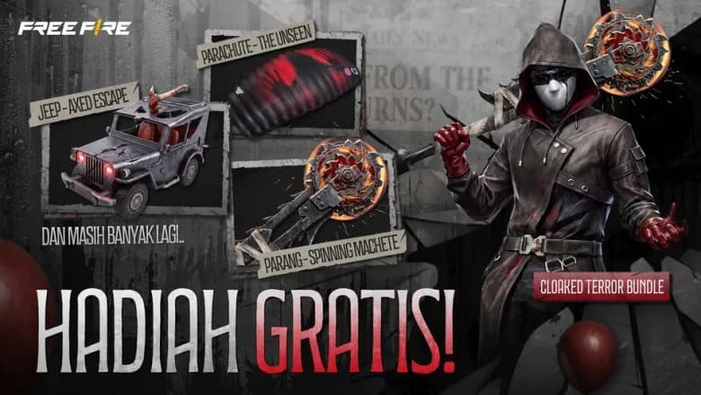 Event Free Fire Halloween 2026 Dunia Mistis: Cara Kerja Boneka Hantu, Reveal Mask, dan Hadiah Gratis