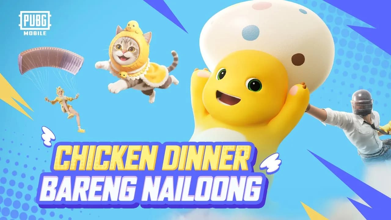 PUBG Mobile x Nailoong: Kolaborasi Imut dengan Senjata, Outfit, dan Lucky Spin Spesial!