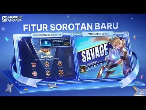 Sneak Peek MLBB 17 Juni 2026: Fitur Highlights Otomatis Resmi Hadir, Savage & Momen Epic Langsung Jadi Clip Tanpa Rekam Manual!