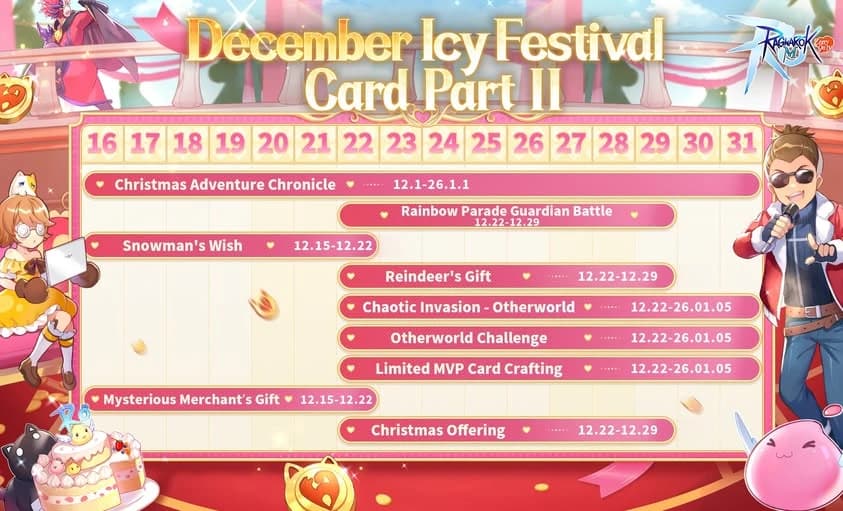 Event Natal Ragnarok M: Classic Berlanjut! Kalender Acara Paruh Kedua Desember Hadirkan Petualangan Malam Bersalju