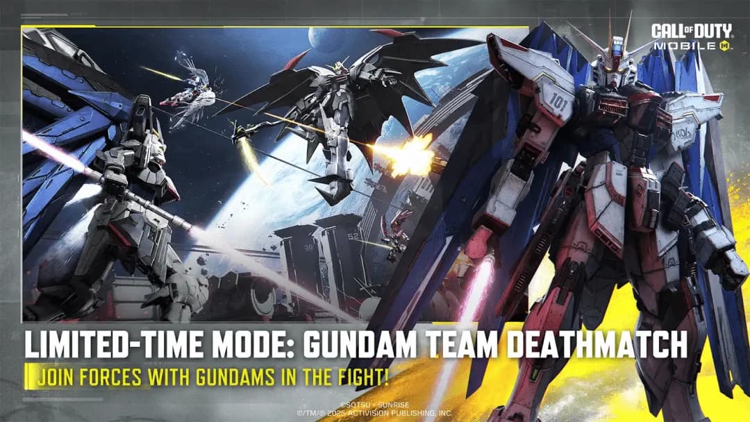 Kolaborasi Epik! Gundam Hadir di Call of Duty: Mobile Garena Season 6 Mulai 3 Juli 2025