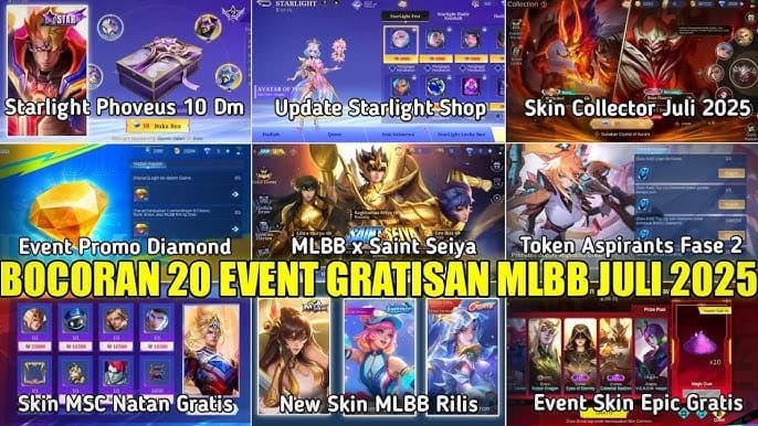 Bocoran Mobile Legends Juli 2025: Skin Baru, Event Eksklusif, dan Kolaborasi Kembali Hadir!