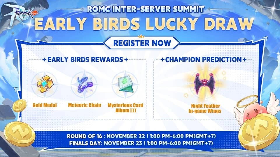 ROMC Inter-Server Summit 2025: Registrasi Early Bird Sudah Dibuka! Jangan Lewatkan Hadiahnya!