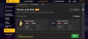 Free Fire Uji Coba FJB EPEP, Kini Pemain Bisa Tukar Koleksi Skin Langka dengan Diamond