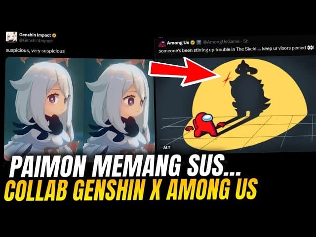 Genshin Impact x Among Us: Cara Dapatkan Gratis Set Kosmetik Paimon