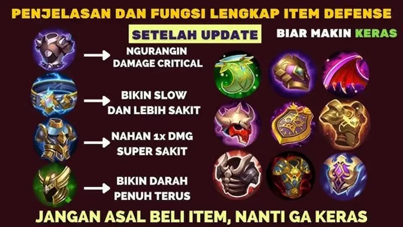 Panduan Lengkap Item Defense Mobile Legends: Strategi Tahan Lebih Lama di Medan Pertempuran