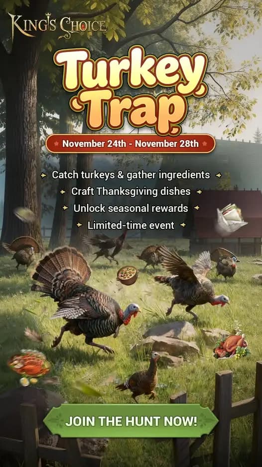 Event Thanksgiving King’s Choice: “Jebakan Turki” Hadir Dengan Hadiah Epik! Jangan Lewatkan Kesempatan Langka Ini