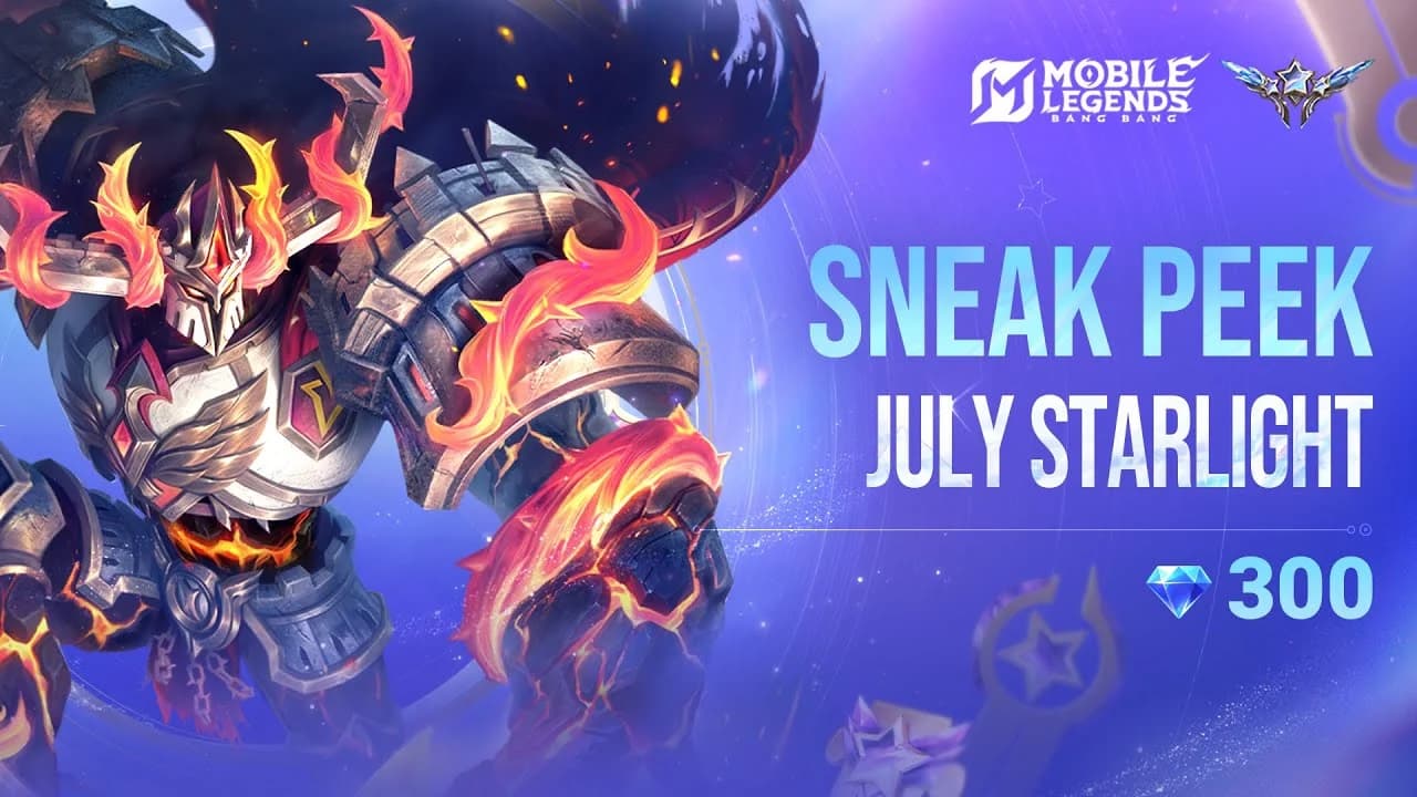Bocoran StarLight Juli 2026 MLBB! Skin Belerick Smouldering Fortress Resmi Hadir, Reward StarLight Makin Mantap