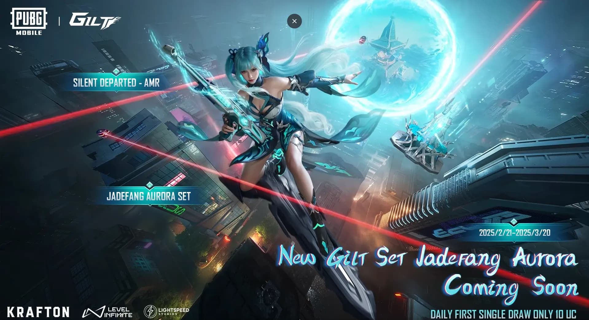 PUBG Mobile Jadefang Aurora: Skin Eksklusif dan Pose Unik Hadir Mulai 21 Februari 2025!