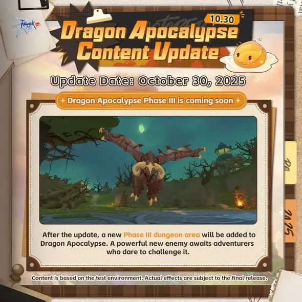 Ragnarok M: Classic Perkenalkan Challenge Difficulty Baru di Dragon Apocalypse – Hadapi Time & Space Dragon Boss Bersama Temanmu!