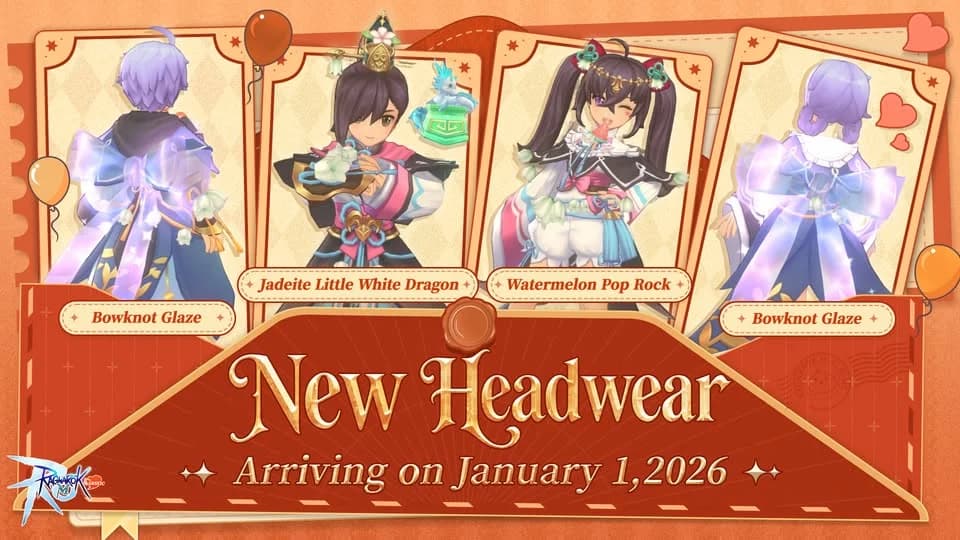 Headwear Eksklusif Tahun Baru Hadir di Ragnarok M: Classic! Tampil Stylish di Awal 2026
