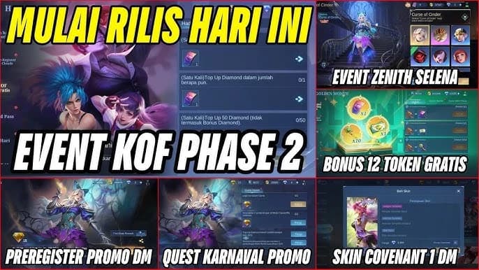 MLBB x KOF Phase 2 2025: Skin Langka Kembali! Top Up Diamond Murah di Topupkuy untuk Draw Anti Rugi