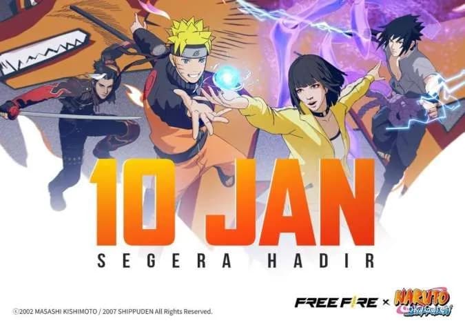 Kolaborasi Free Fire x Naruto: Daftar Skin dan Jadwal Rilis Terbaru yang Wajib Kamu Tahu!