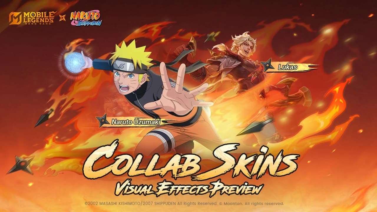 Kolaborasi MLBB x Naruto Resmi Hadir! Skin Lukas “Naruto Uzumaki” Tersedia 2 Mei 2025