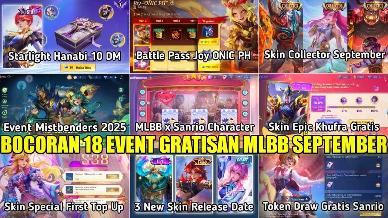 Mobile Legends September 2025: Skin Baru, Hero Obsidia, Event Kolaborasi Sanrio, dan Banyak Lagi!