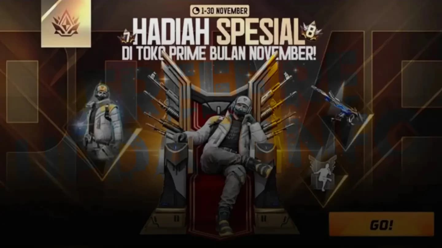 Toko Prime Free Fire November 2026: Bocoran Emote FFWC Throne, SCAR Cahaya Bulan, dan Bundle Super Gamer