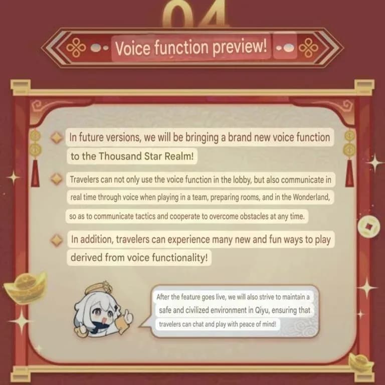 Genshin Impact Versi 6.4 Bocoran: Fitur Voice Chat Akhirnya Hadir dan Siap Ubah Cara Bermain!