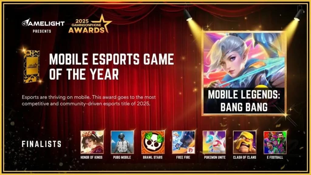 Mobile Legends: Bang Bang Raih Gelar Mobile Esports Game of the Year 2025 di GamingonPhone Awards — Bukti Dominasi Global MOBA Terbesar!