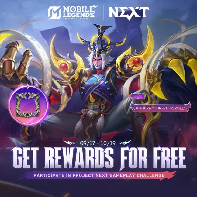 Mobile Legends Project NEXT 2025: Dapatkan Skin Epic Khufra Gratis di Event Progress!