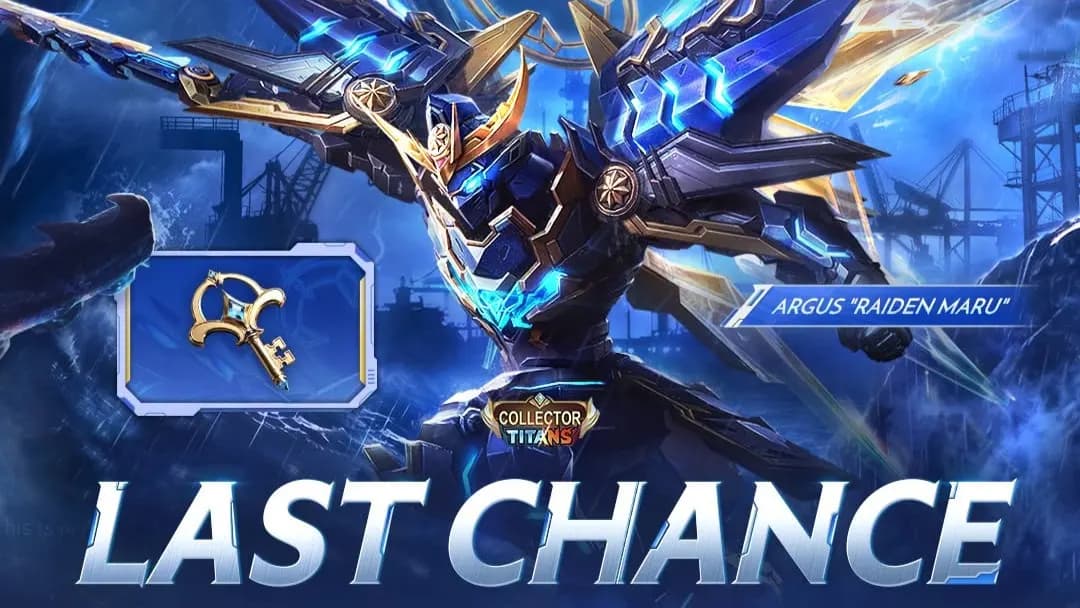 Skin Mecha Argus “Raiden Maru” MLBB Segera Pergi! Kesempatan Terakhir Koleksi Exquisite Collection