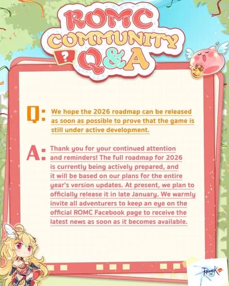 Ragnarok M: Classic Ungkap Roadmap 2026: Job Classic Baru, Master Skill Update, dan Peningkatan Komunikasi Developer